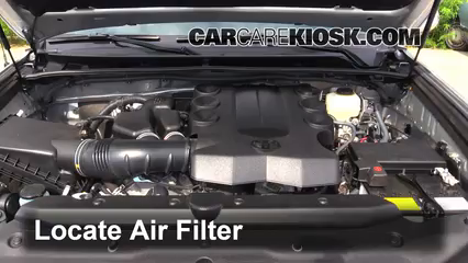 2013 Toyota 4Runner Limited 4.0L V6 Filtre à air (moteur) Changement